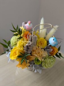 イースター・プリザアレンジレッスン作品